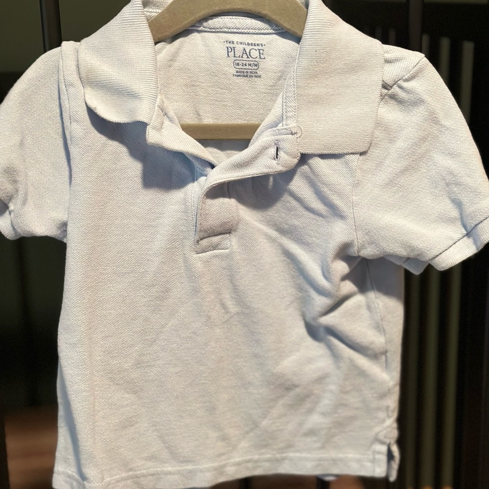 Worn once blue children’s place button up